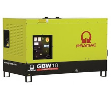 Дизельный генератор Pramac GBW 10 P 3 фазы в кожухе